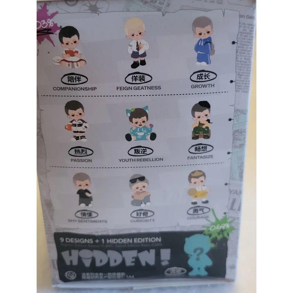 New TNTSPACE Boy Rayan Youth Days Fantasize Blind Box Confirmed Artist Figure